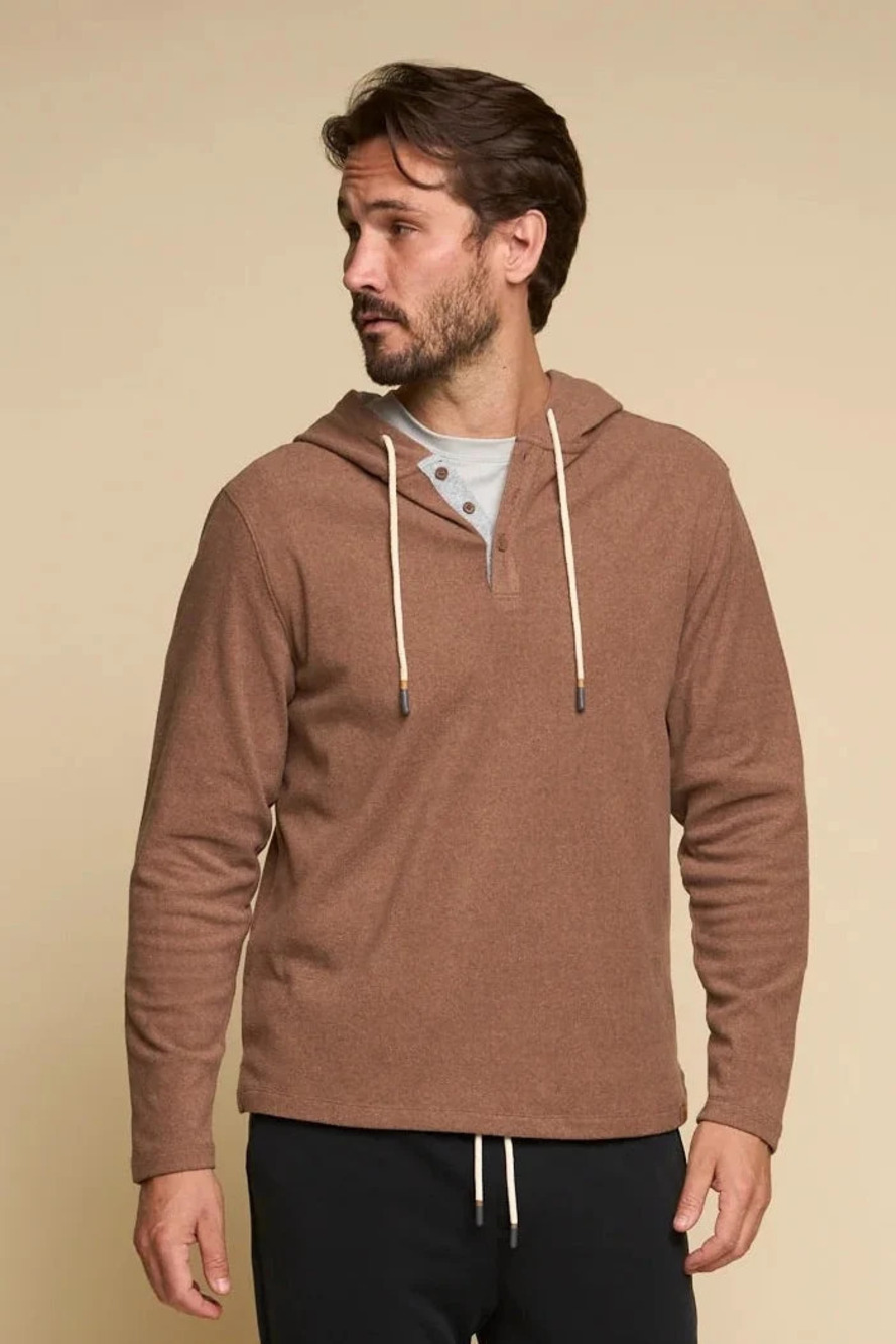 Fundamental Coast Coco Soft Henley Hoodie/47329